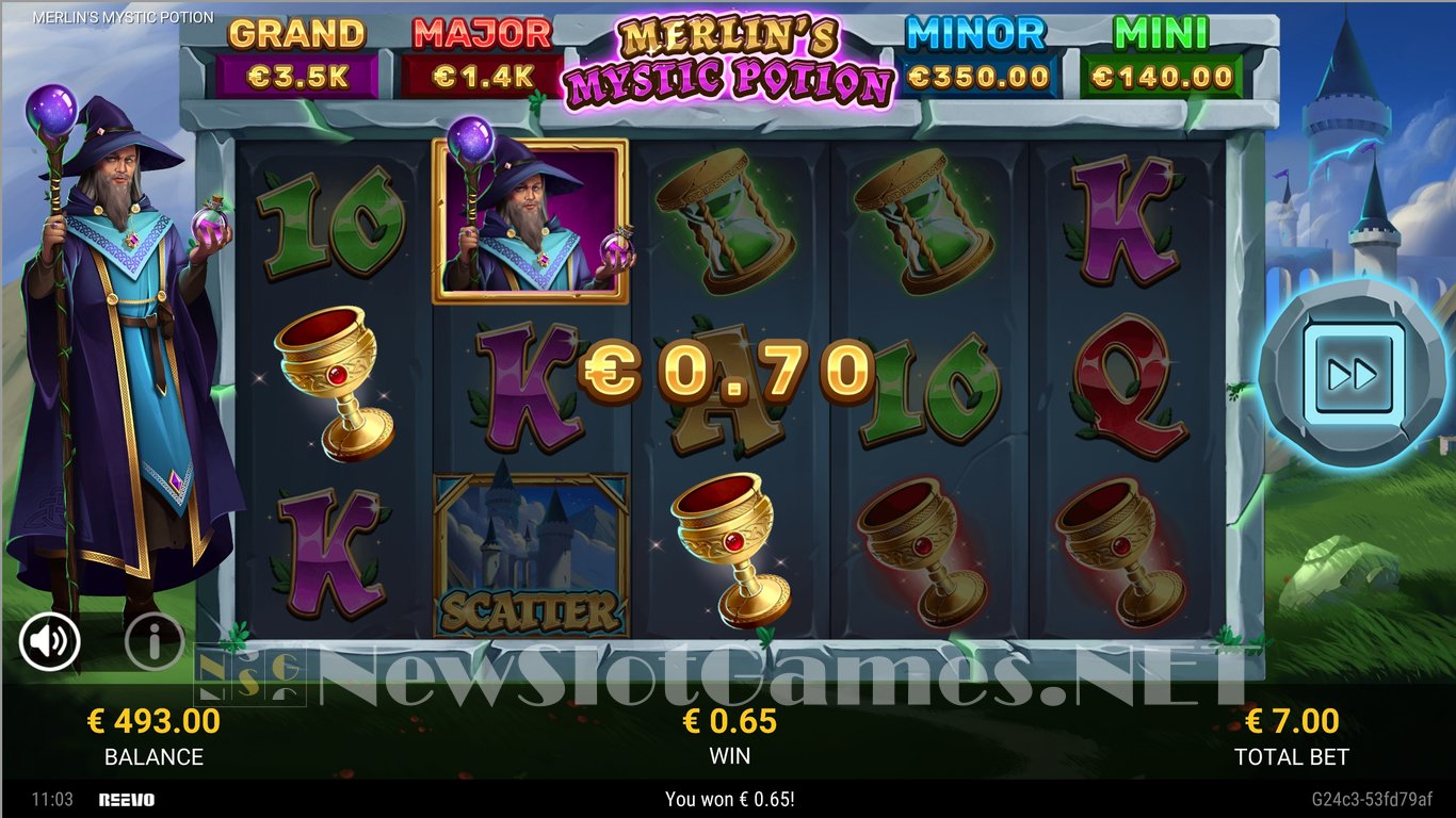 Merlins Mystic Potion Slot Slot Image in Demo - pic. 2