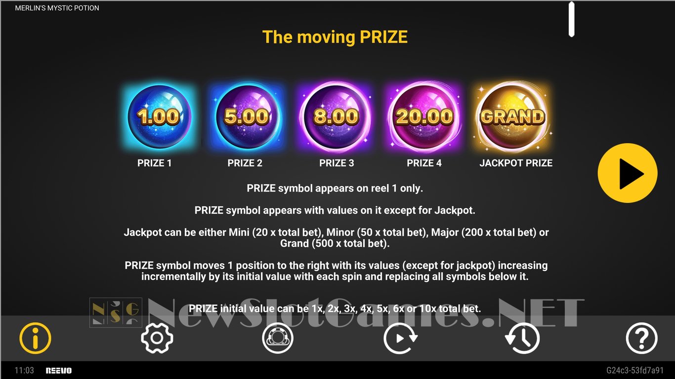 Merlins Mystic Potion Slot Slot Image in Demo - pic. 8