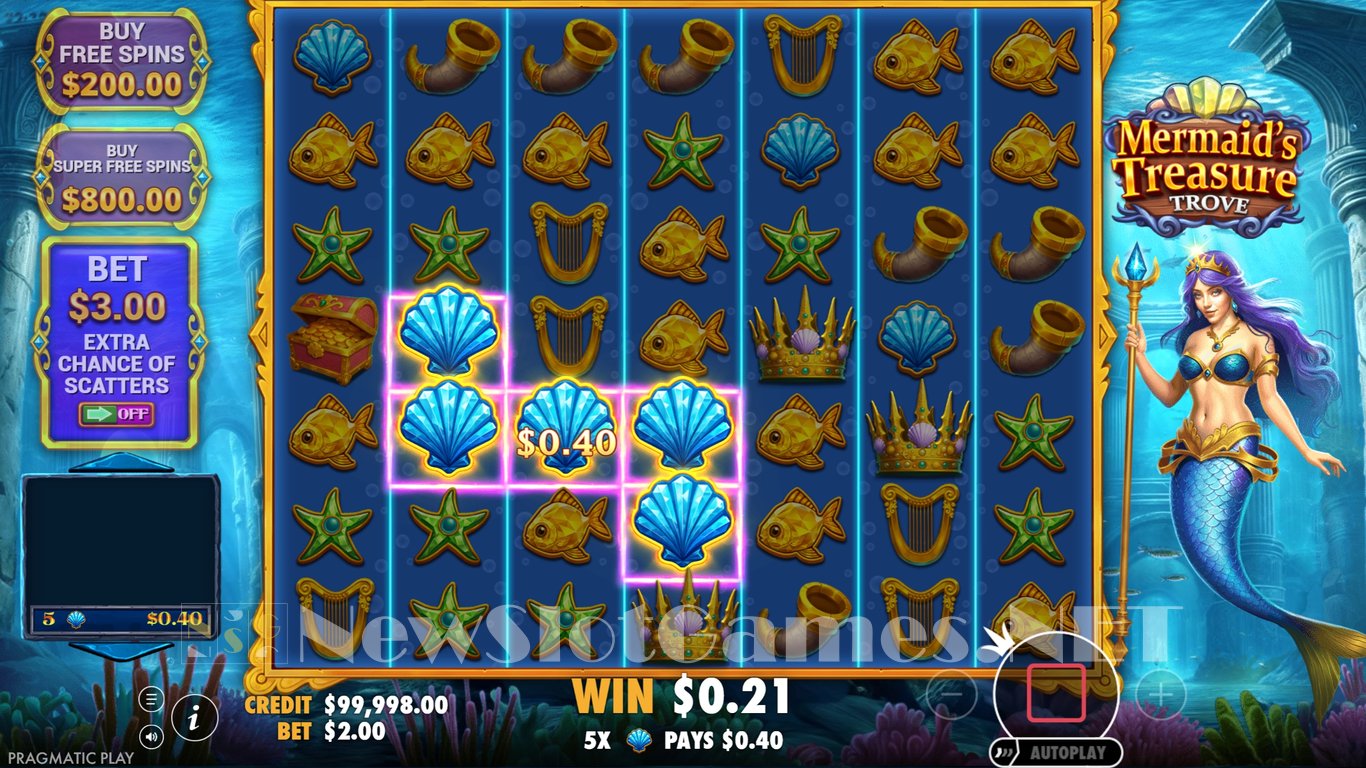 Mermaids Treasure Trove Slot Demo Image