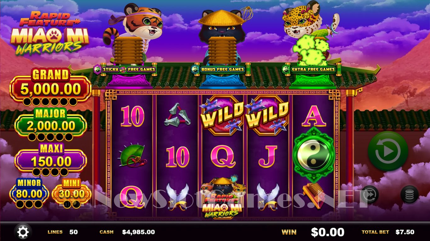 Miao Mi Warriors Slot Slot Image in Demo - pic. 2