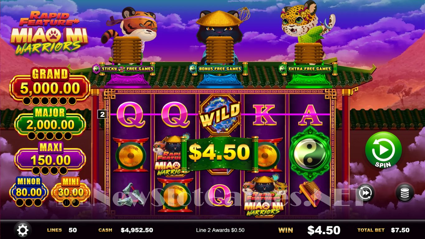 Miao Mi Warriors Slot Slot Image in Demo - pic. 5