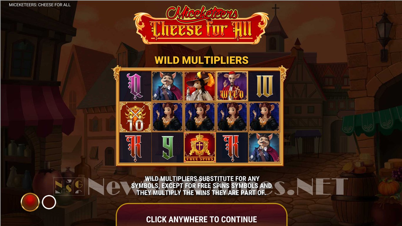 Miceketeers Cheese For All Slot Demo Image