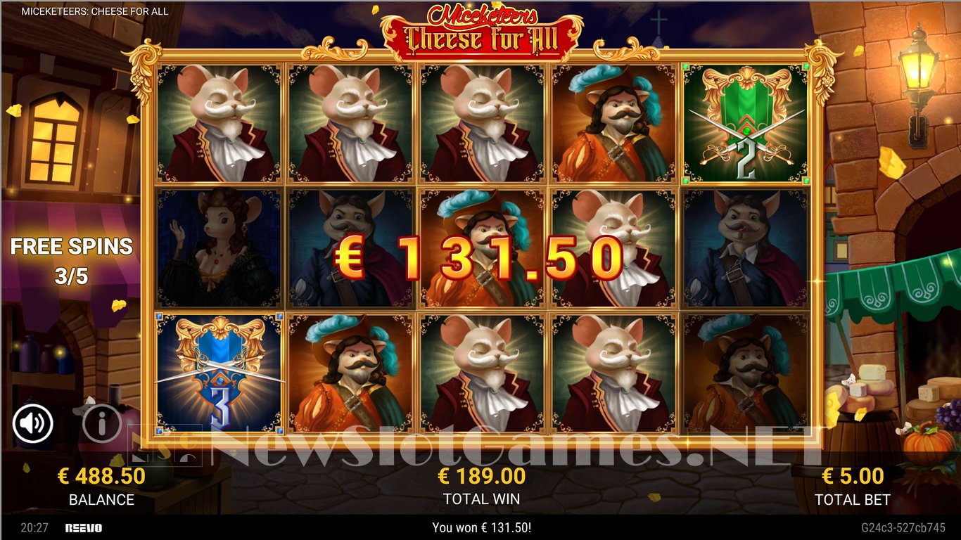 Miceketeers Cheese For All Slot Slot Image in Demo - pic. 10