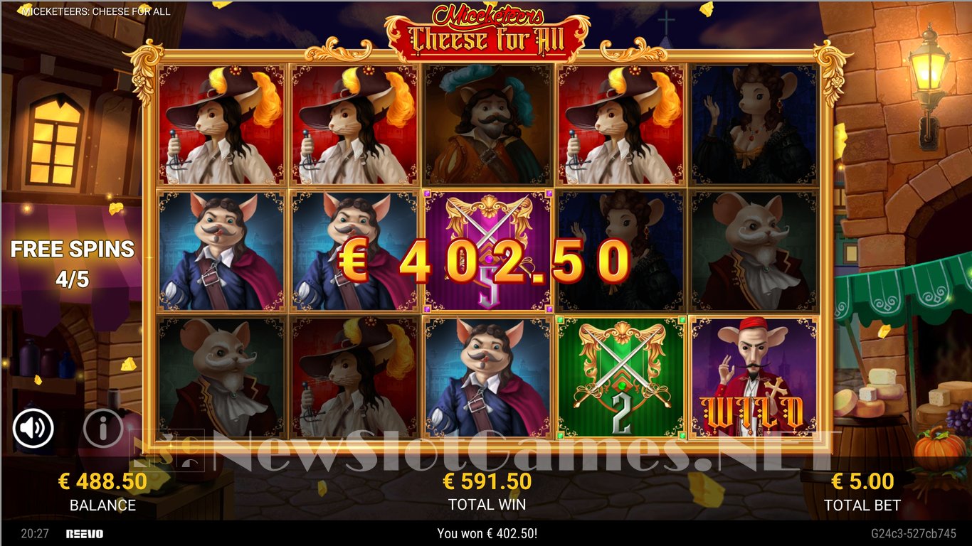 Miceketeers Cheese For All Slot Slot Image in Demo - pic. 12
