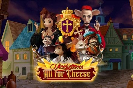 Miceketeers Cheese For All Slot Logo
