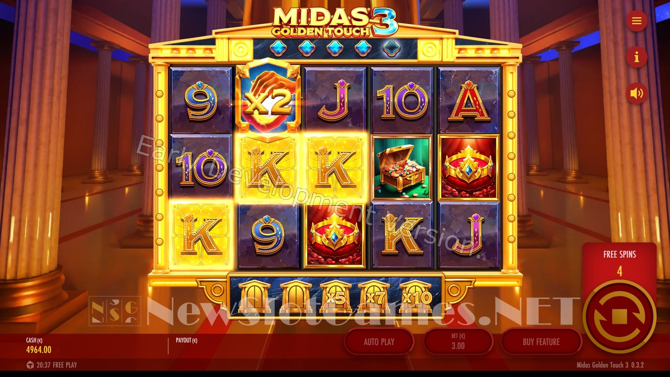 Midas Golden Touch 3 Slot Slot Image in Demo - pic. 11