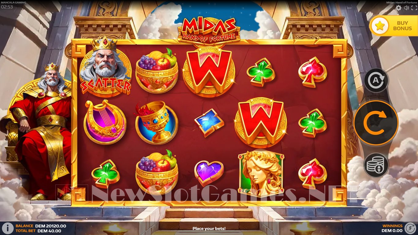 Midas Hand of Fortune Slot Slot Image in Demo - pic. 2