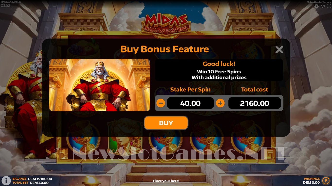 Midas Hand of Fortune Slot Slot Image in Demo - pic. 4