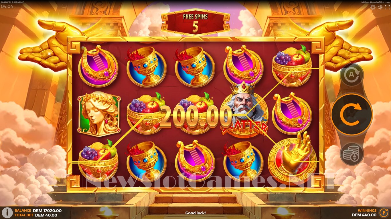 Midas Hand of Fortune Slot Slot Image in Demo - pic. 6