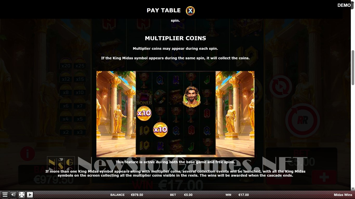 Midas Wins Slot Slot Image in Demo - pic. 10