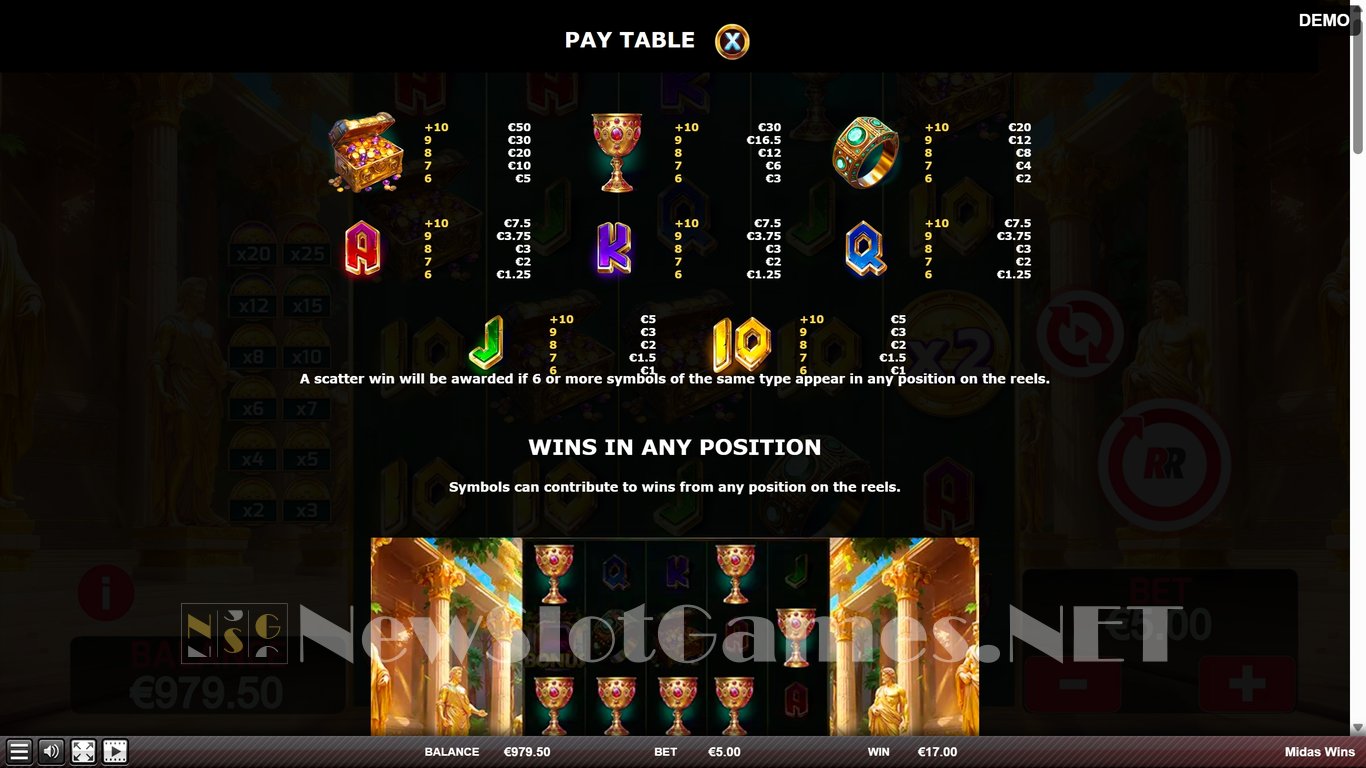 Midas Wins Slot Slot Image in Demo - pic. 9