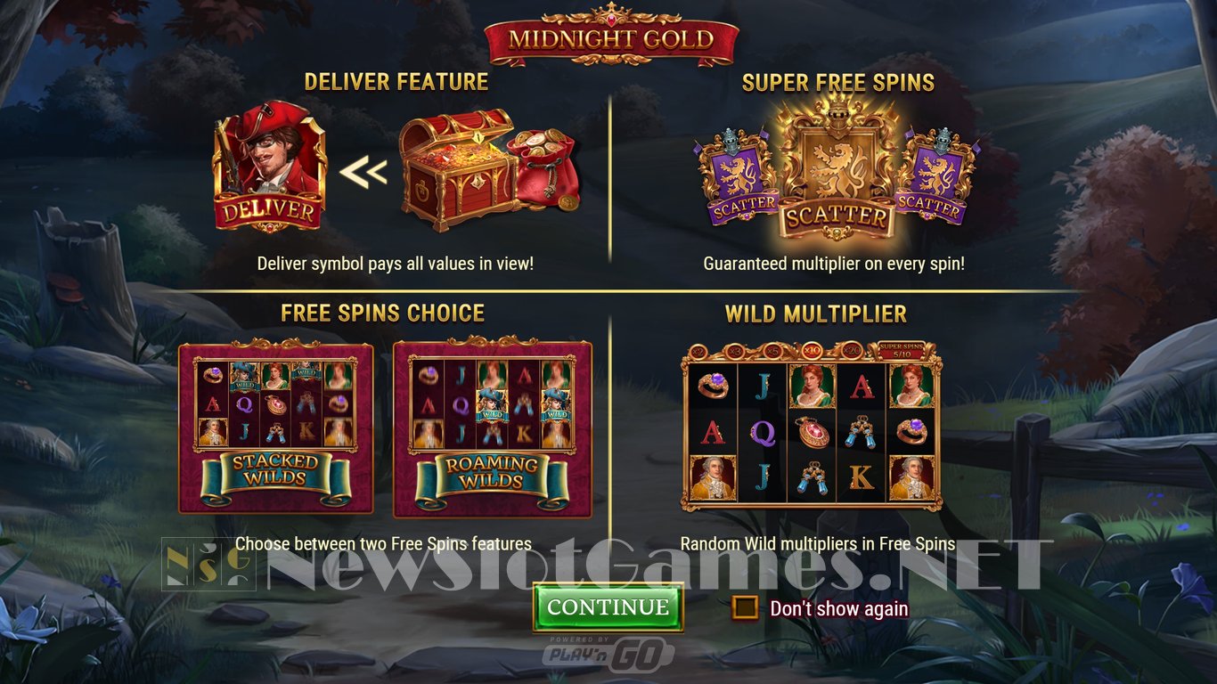 Midnight Gold Slot Demo Image