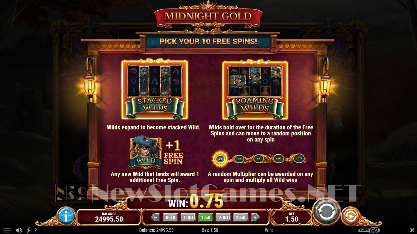 Midnight Gold Slot Slot Image in Demo - pic. 5