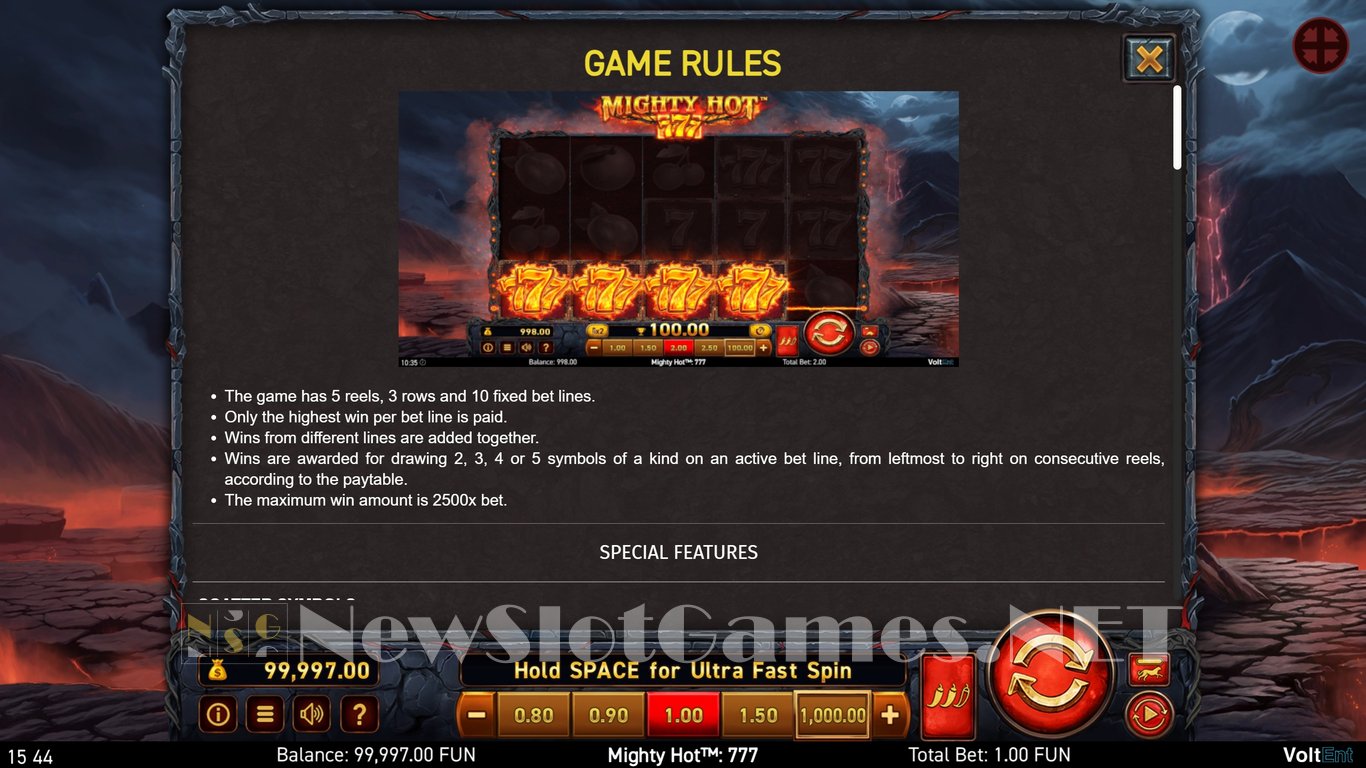 Mighty Hot 777 Slot Slot Image in Demo - pic. 5