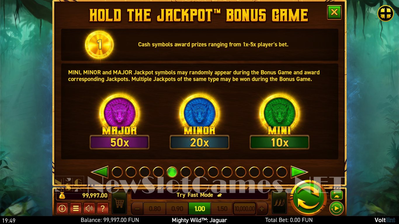 Mighty Wild Jaguar Slot Slot Image in Demo - pic. 11