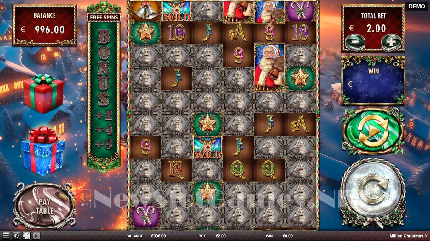 Million Christmas 3 Slot Demo Image