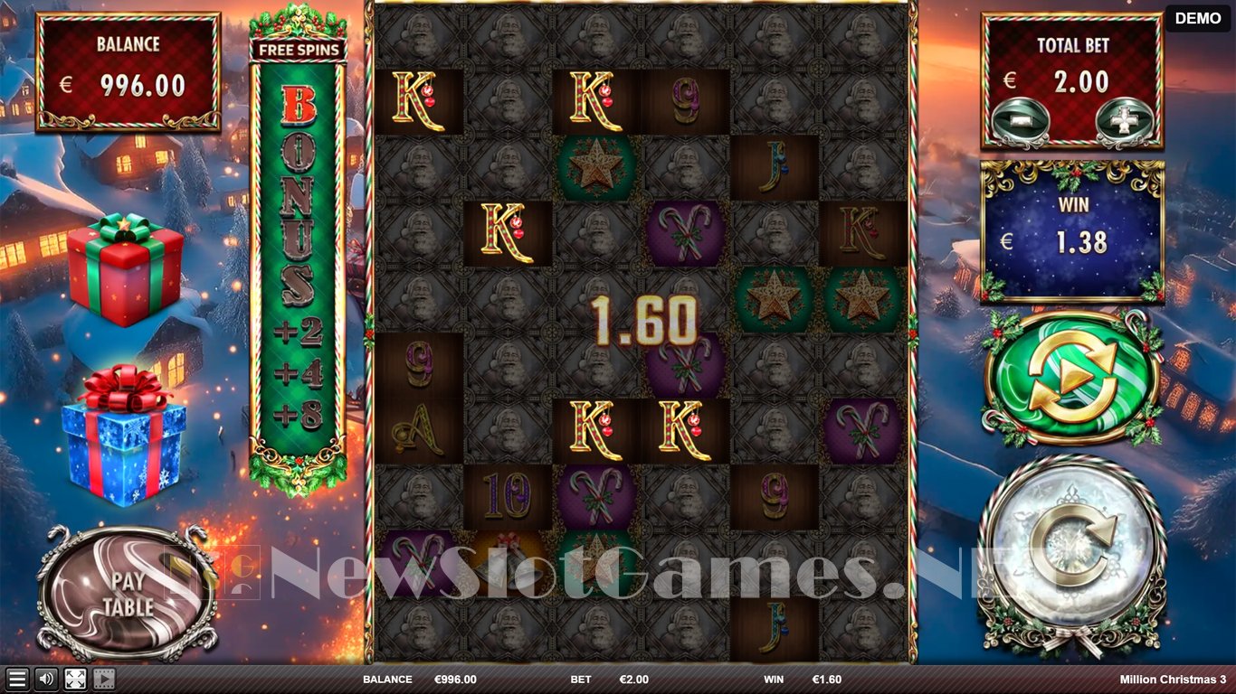 Million Christmas 3 Slot Slot Image in Demo - pic. 2