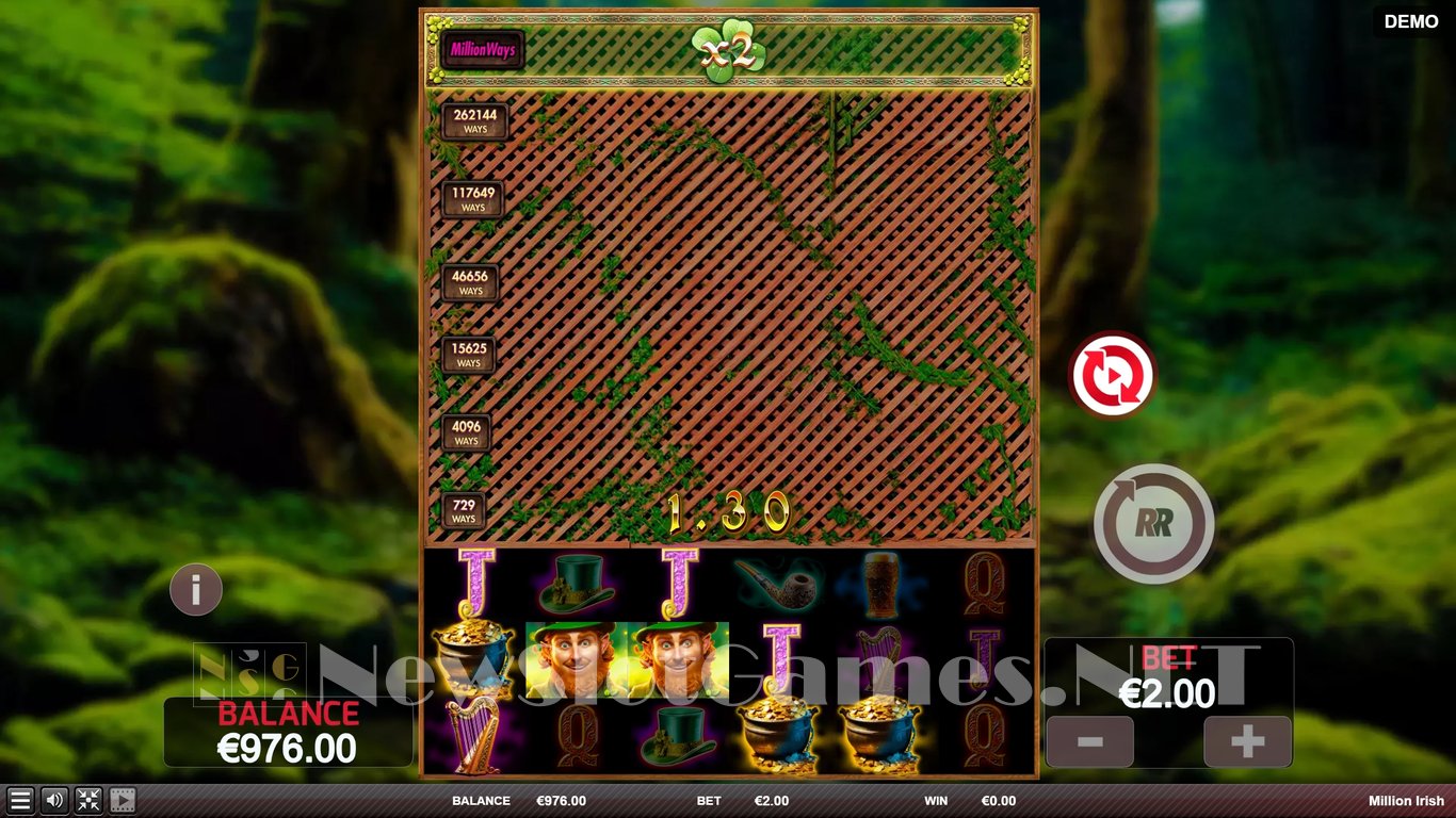 Million Irish Slot Slot Image in Demo - pic. 4