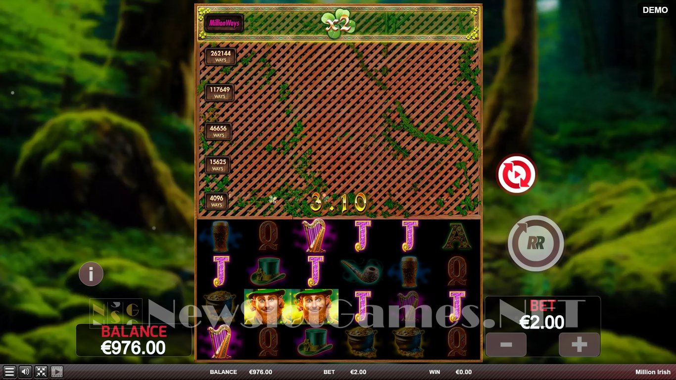 Million Irish Slot Slot Image in Demo - pic. 5