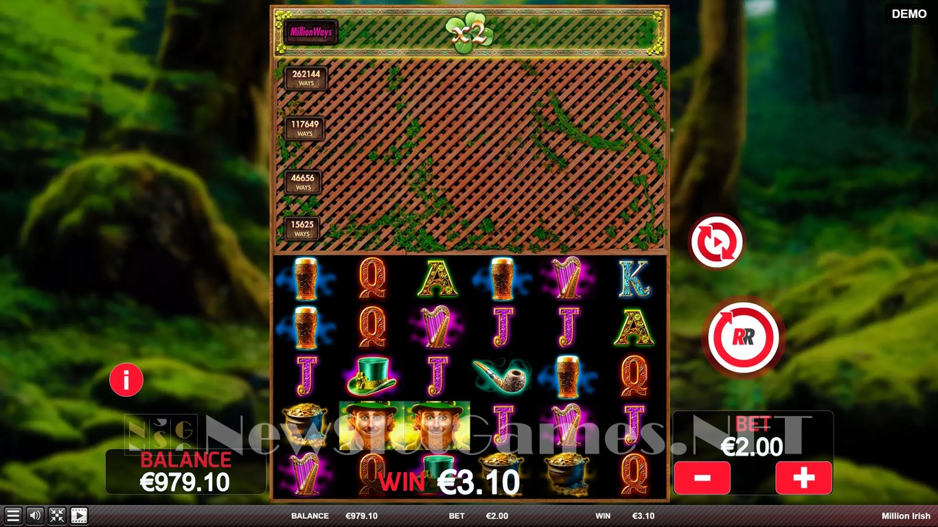 Million Irish Slot Slot Image in Demo - pic. 6