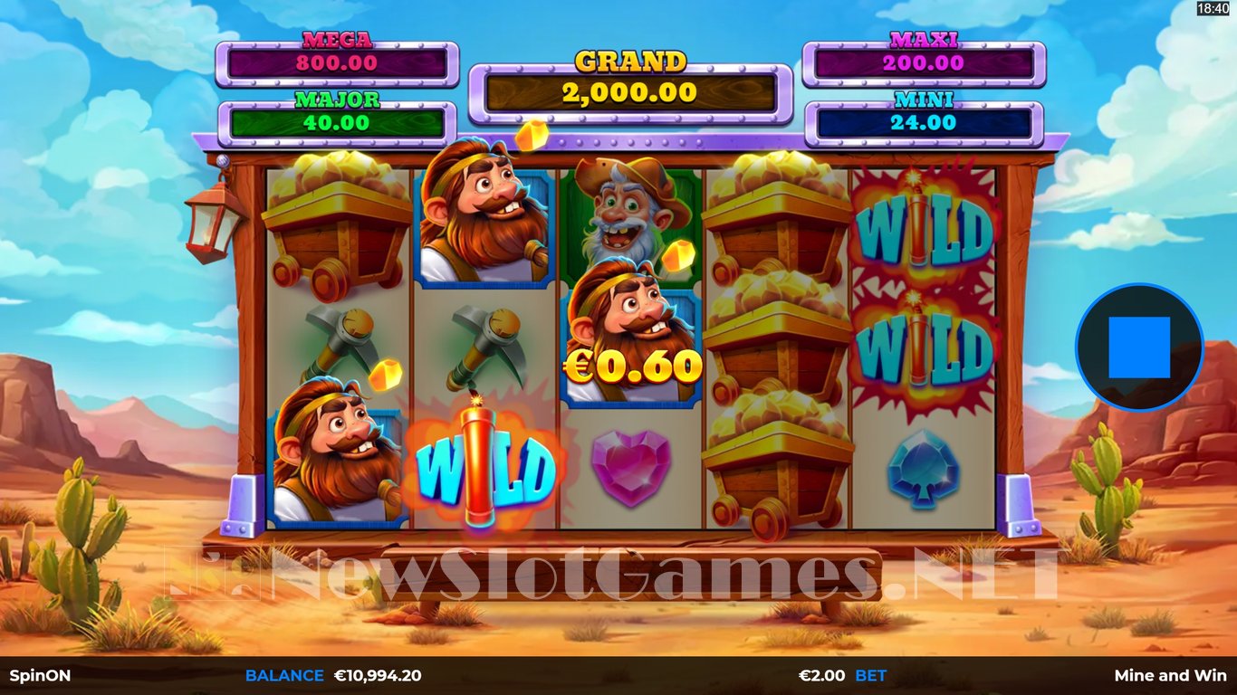 Mine And Win Slot Slot Image in Demo - pic. 4