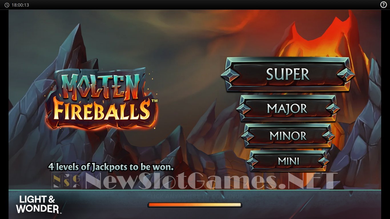 Molten Fireballs Slot Demo Image