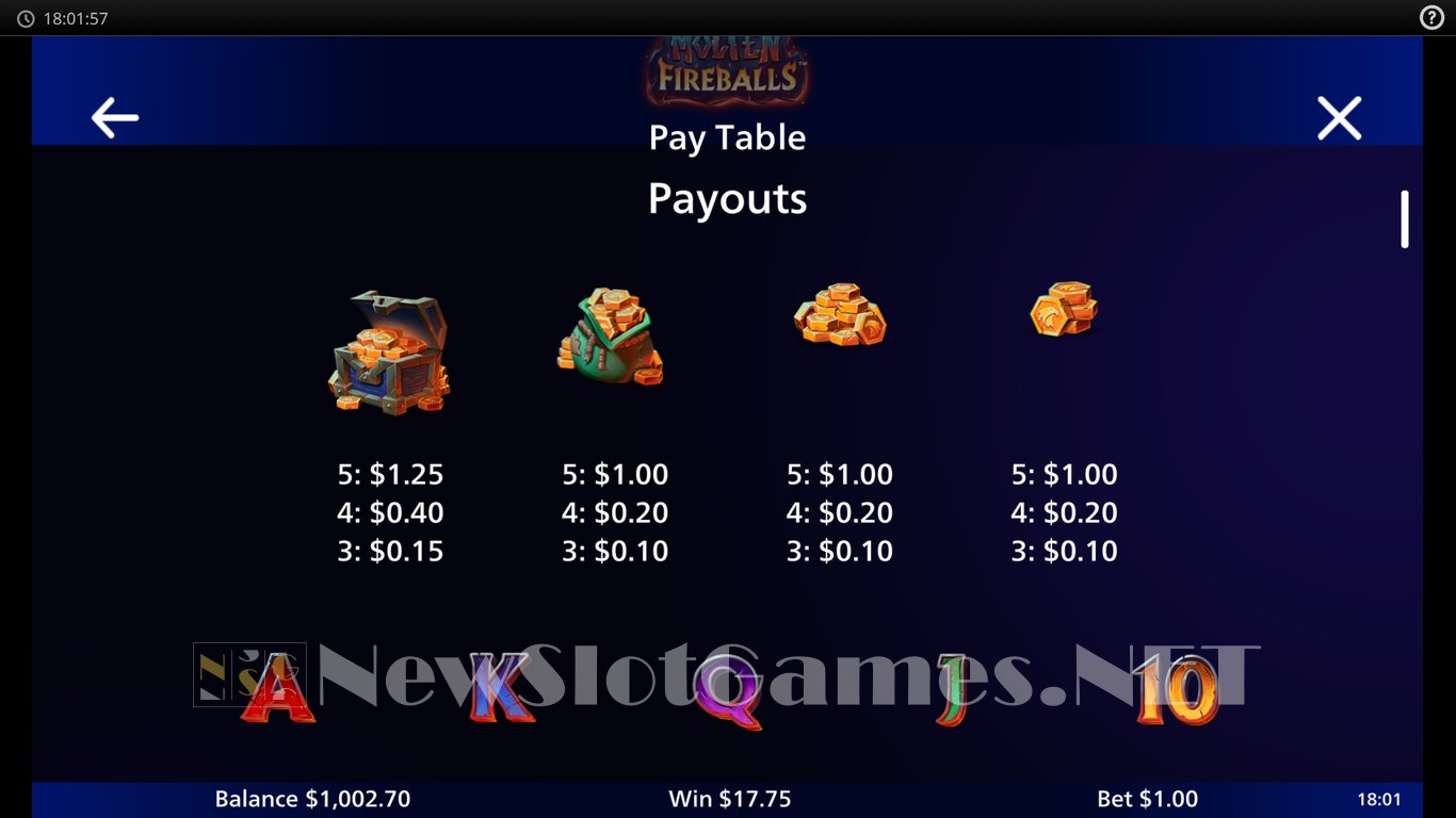 Molten Fireballs Slot Slot Image in Demo - pic. 10