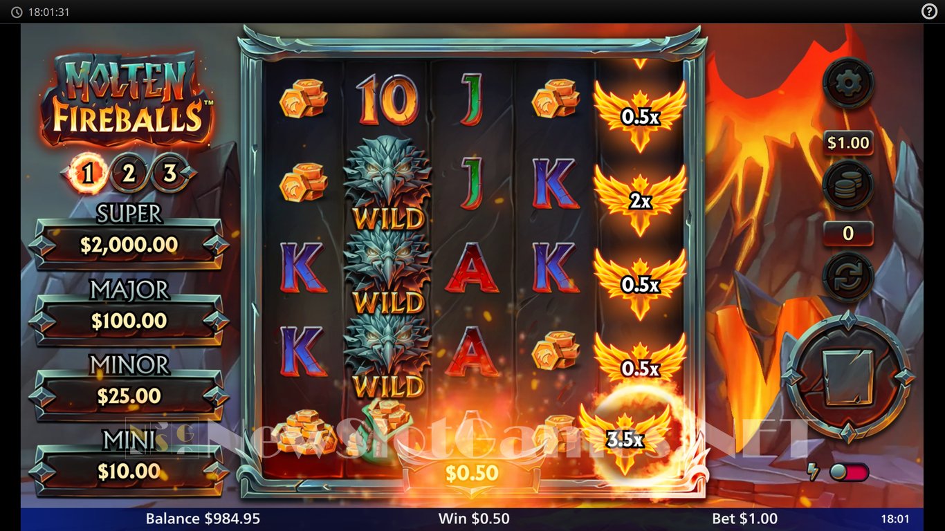 Molten Fireballs Slot Slot Image in Demo - pic. 8