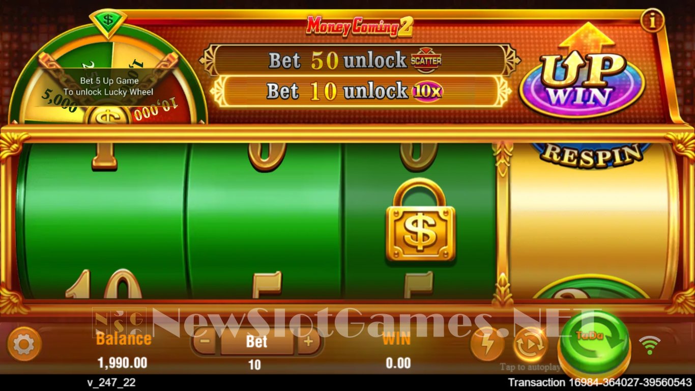 Money Coming 2 Slot Demo Image