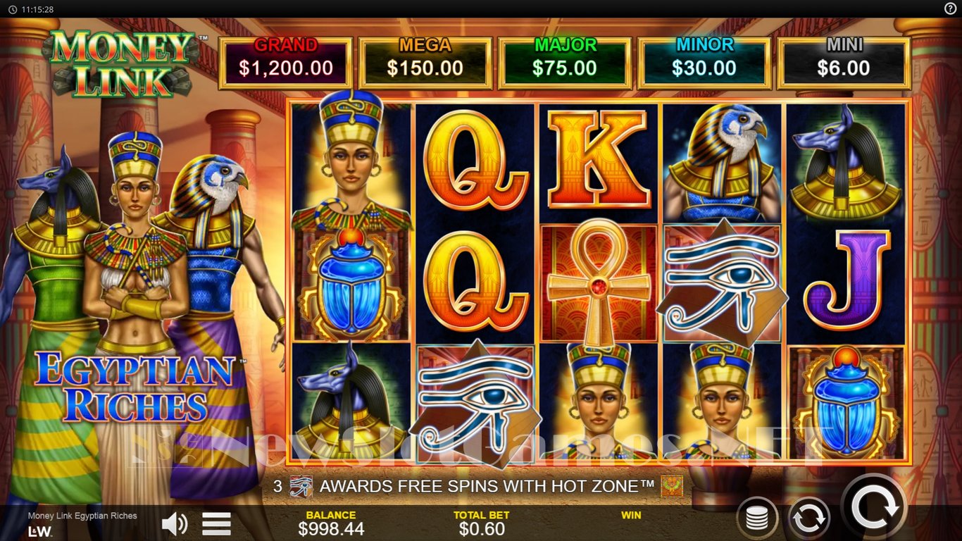 Money Link Egyptian Riches Slot Slot Image in Demo - pic. 3