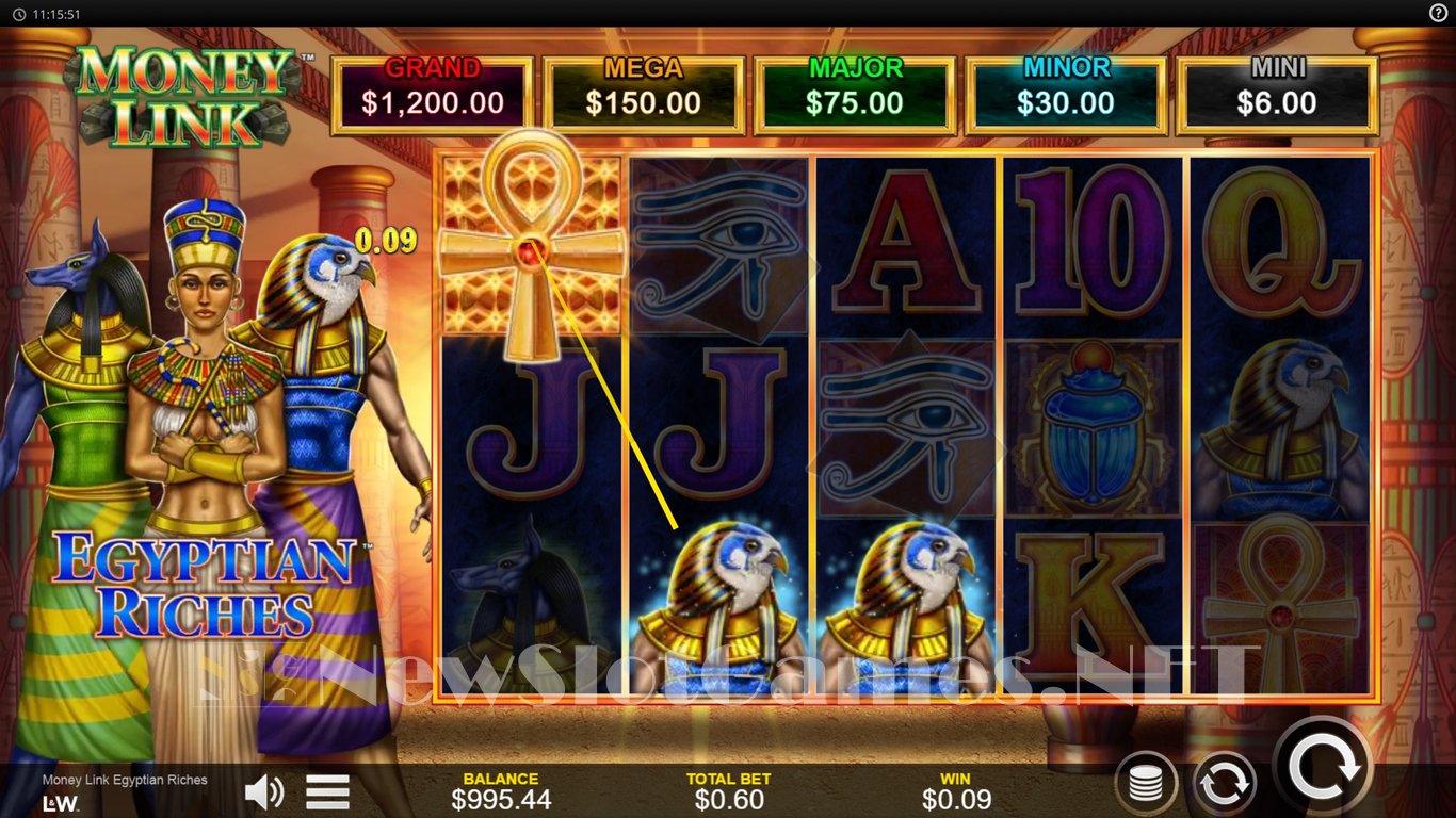 Money Link Egyptian Riches Slot Slot Image in Demo - pic. 5