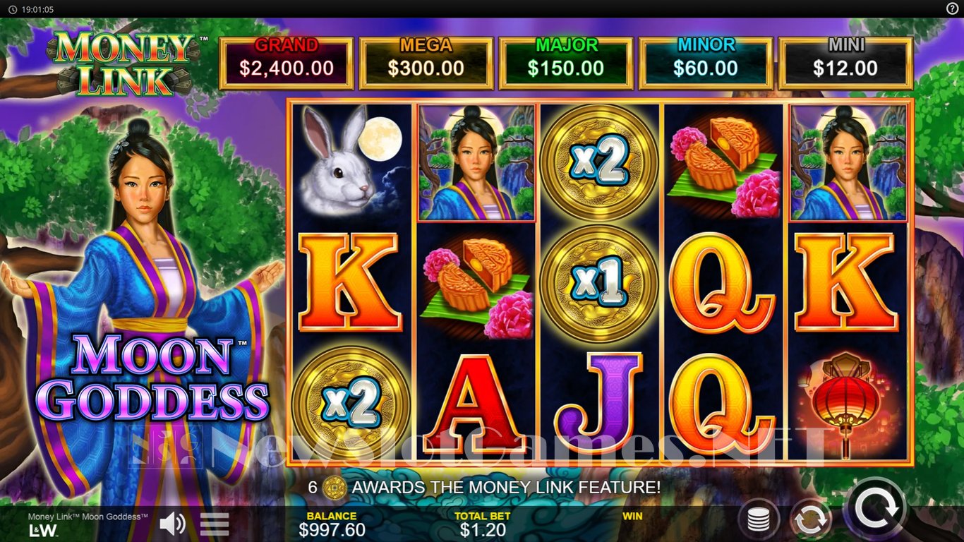 Money Link Moon Goddess Slot Demo Image