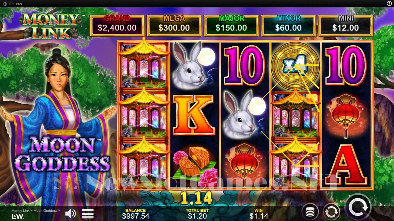 Money Link Moon Goddess Slot Slot Image in Demo - pic. 2