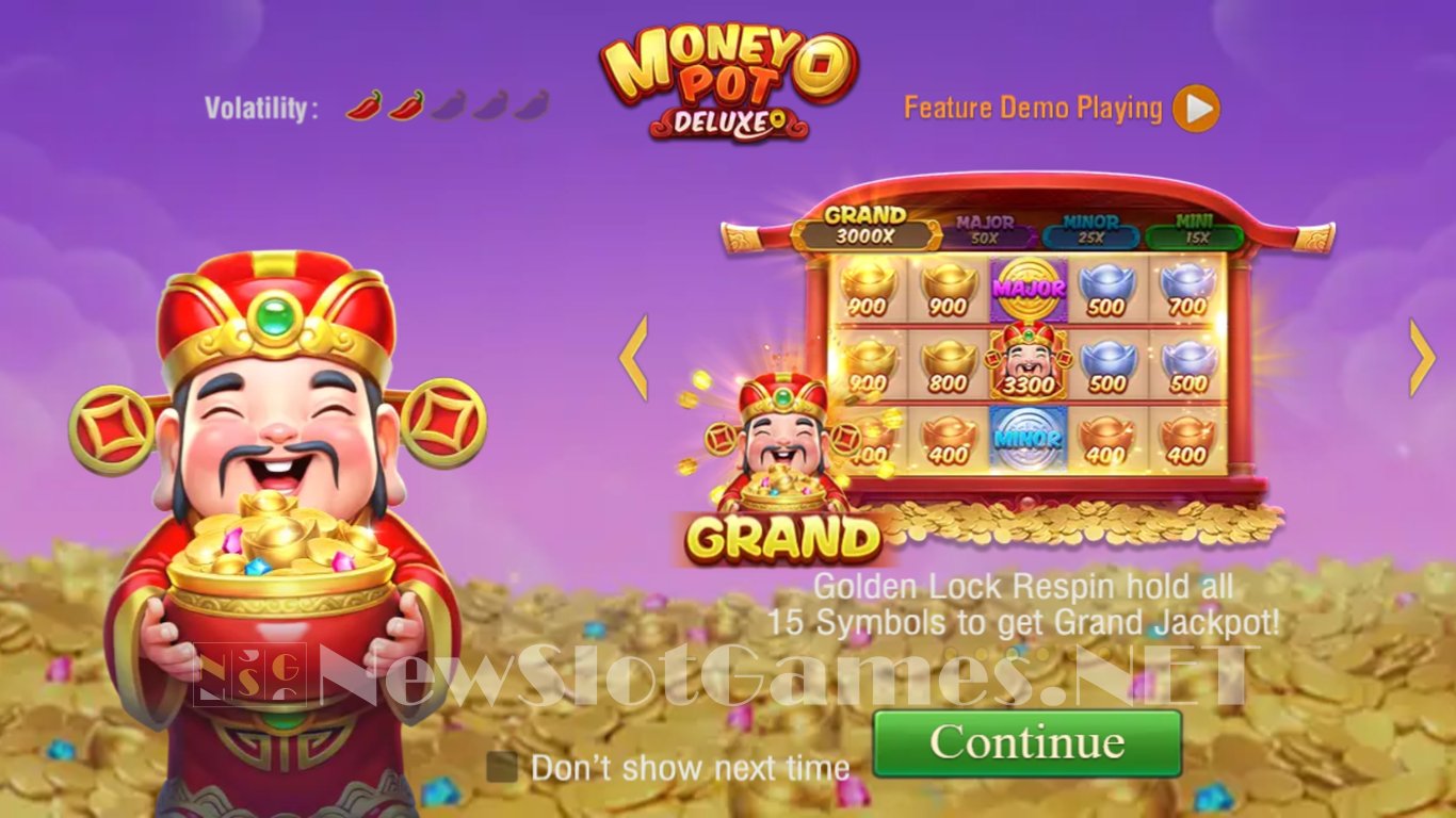 Money Pot Deluxe Slot Demo Image