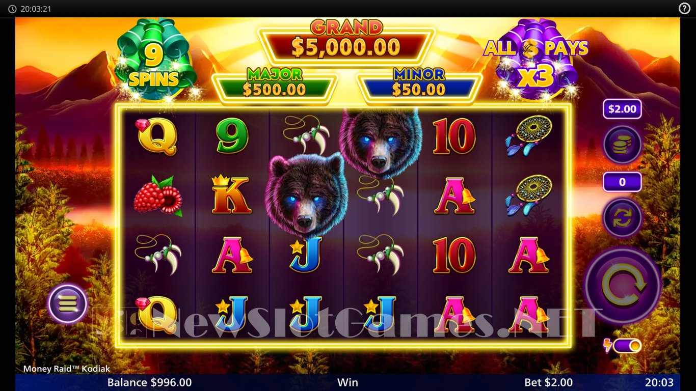 Money Raid Kodiak Slot Slot Image in Demo - pic. 3