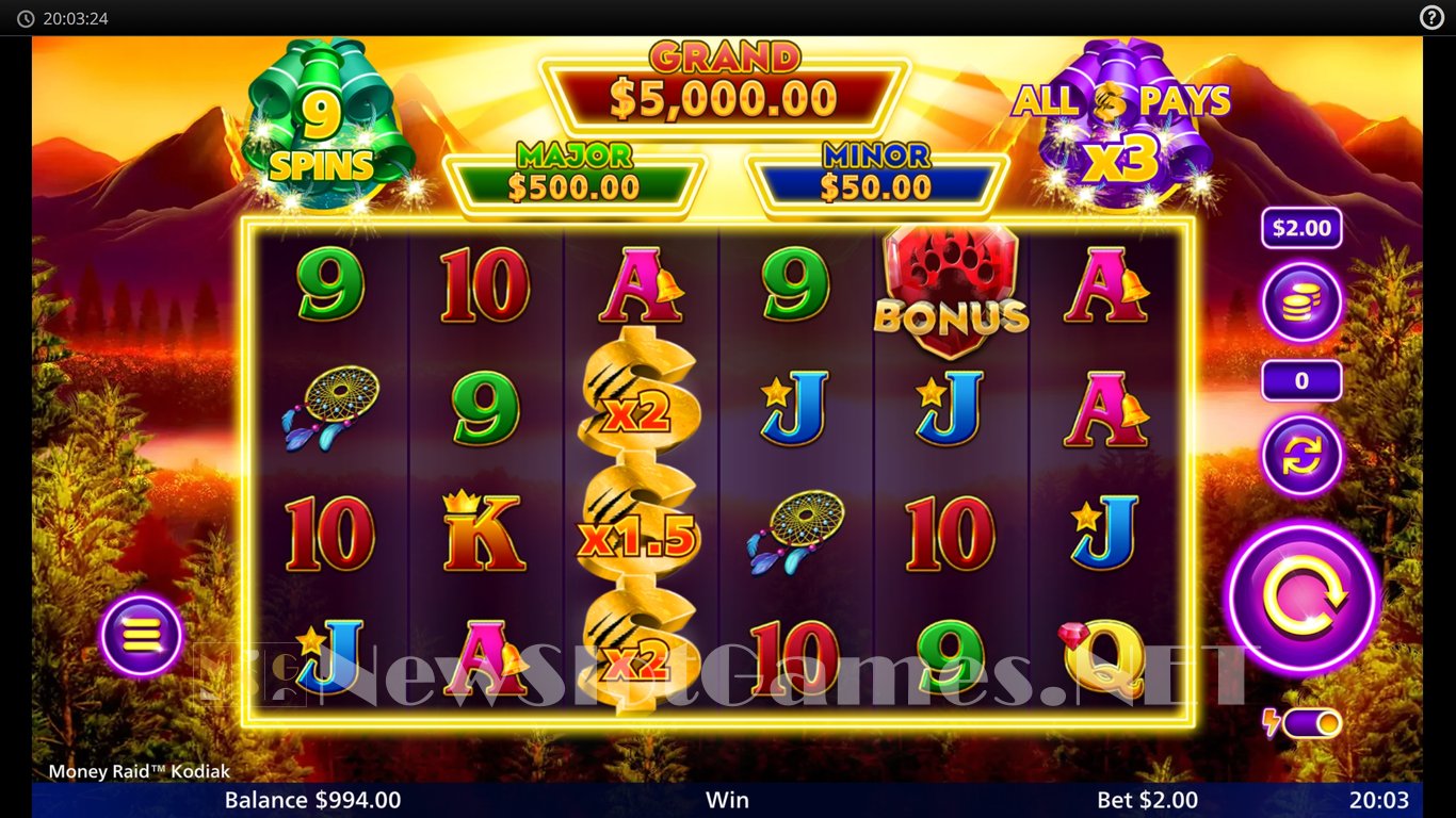 Money Raid Kodiak Slot Slot Image in Demo - pic. 4
