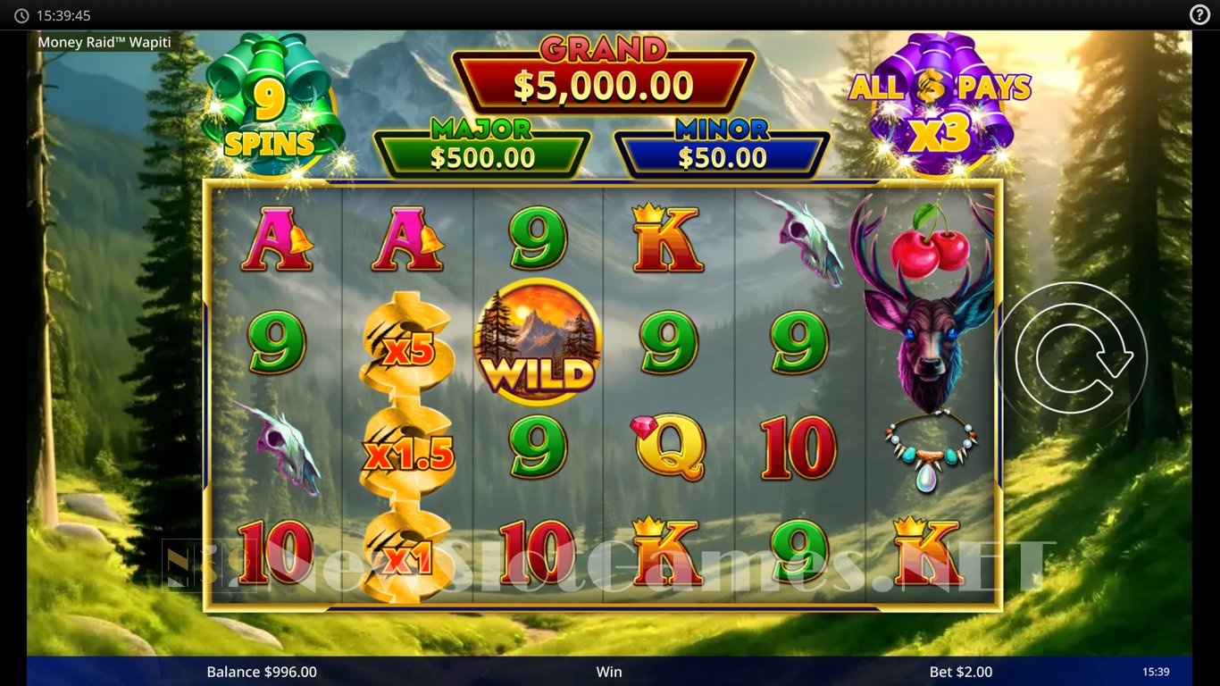 Money Raid Wapiti Slot Slot Image in Demo - pic. 2