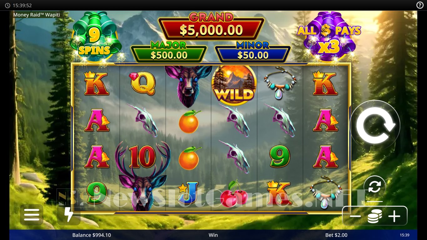 Money Raid Wapiti Slot Slot Image in Demo - pic. 3