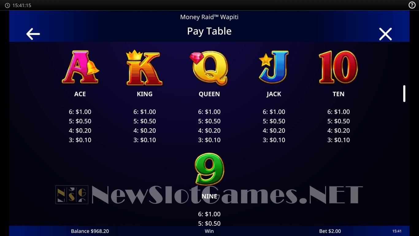 Money Raid Wapiti Slot Slot Image in Demo - pic. 7