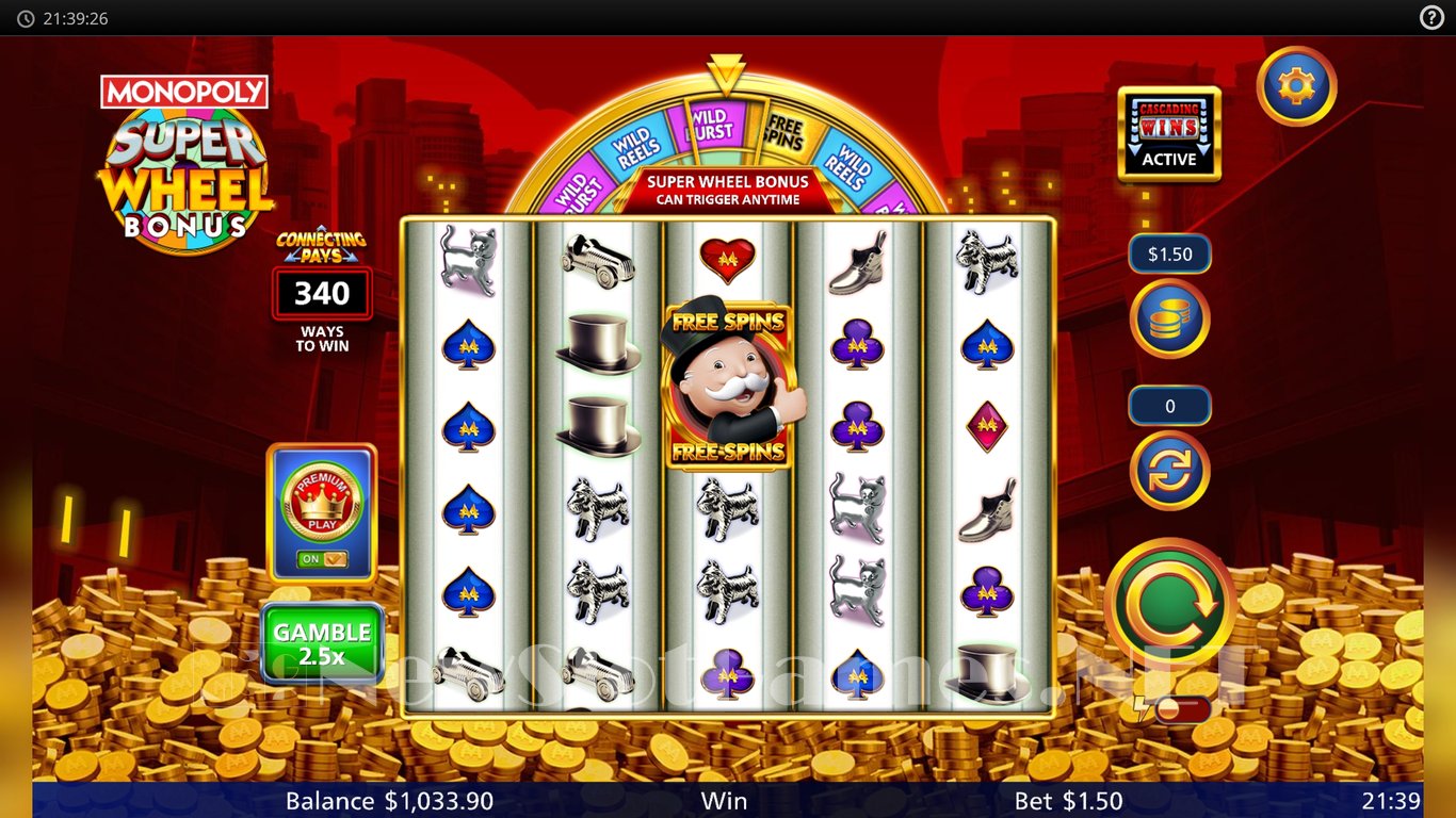 Monopoly Super Wheel Bonus Slot Slot Image in Demo - pic. 11
