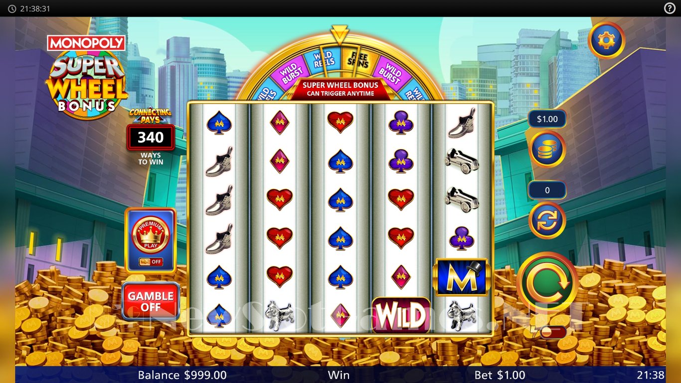 Monopoly Super Wheel Bonus Slot Slot Image in Demo - pic. 2