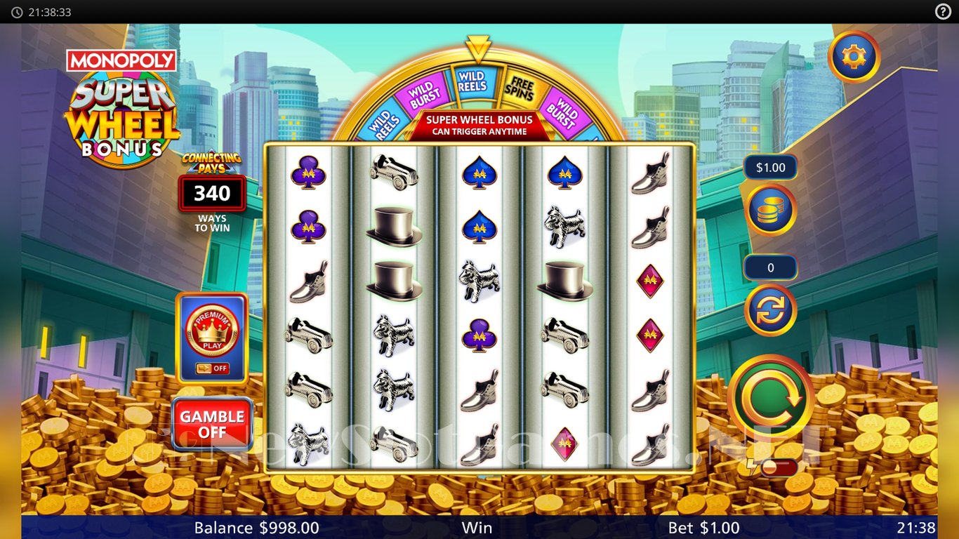 Monopoly Super Wheel Bonus Slot Slot Image in Demo - pic. 3
