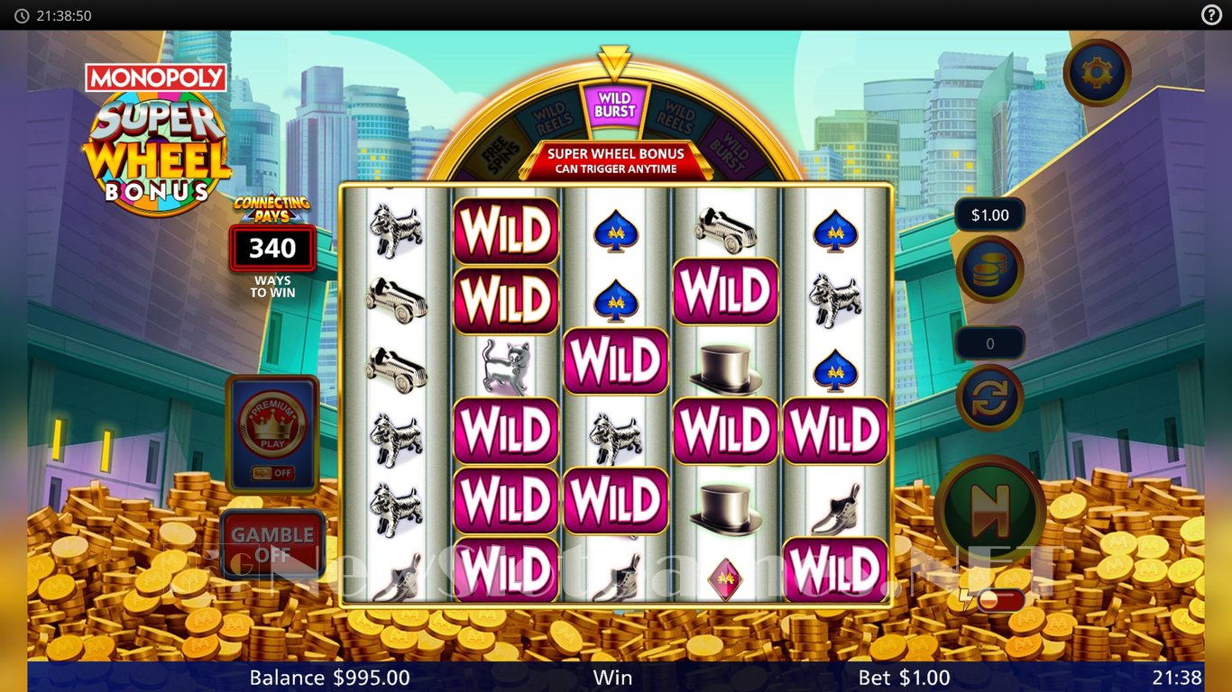 Monopoly Super Wheel Bonus Slot Slot Image in Demo - pic. 6