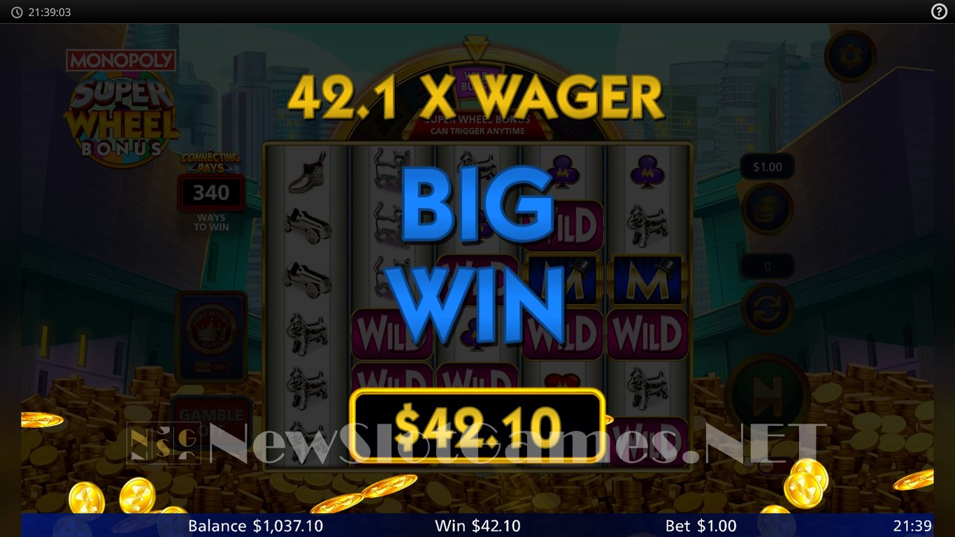 Monopoly Super Wheel Bonus Slot Slot Image in Demo - pic. 7