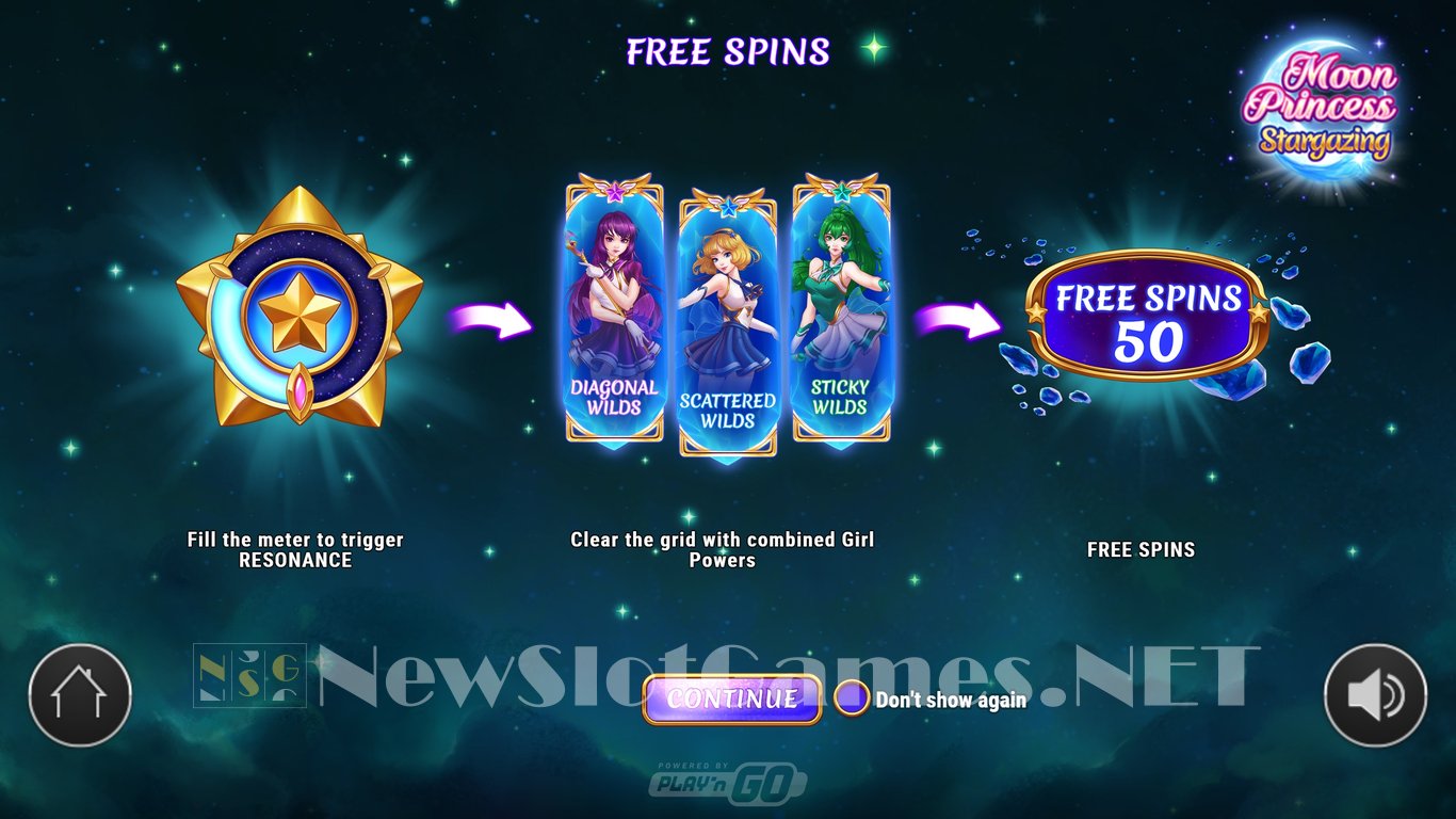 Moon Princess Stargazing Slot Demo Image