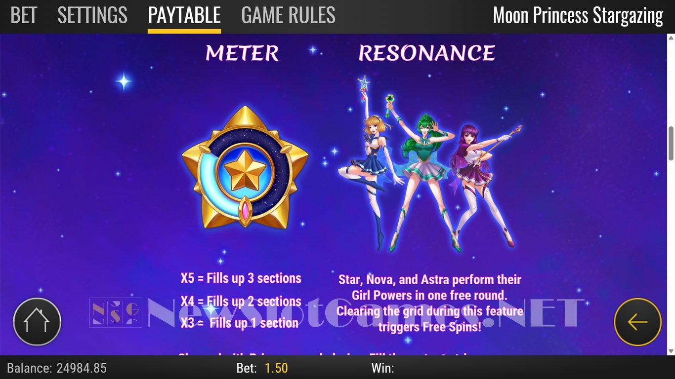 Moon Princess Stargazing Slot Slot Image in Demo - pic. 6