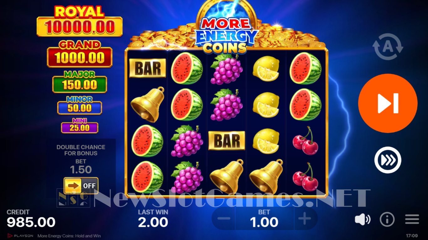 More Energy Coins Hold and Win Slot Slot Image in Demo - pic. 2