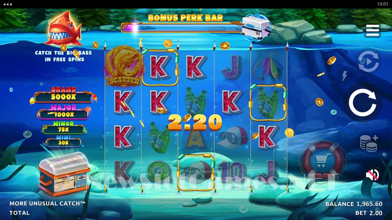 More Unusual Catch Slot Slot Image in Demo - pic. 8