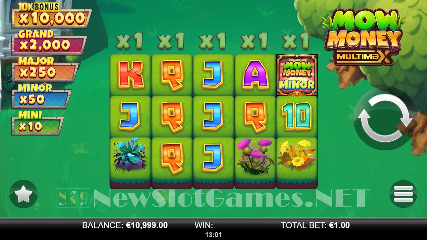 Mow Money MultiMax Slot Demo Image