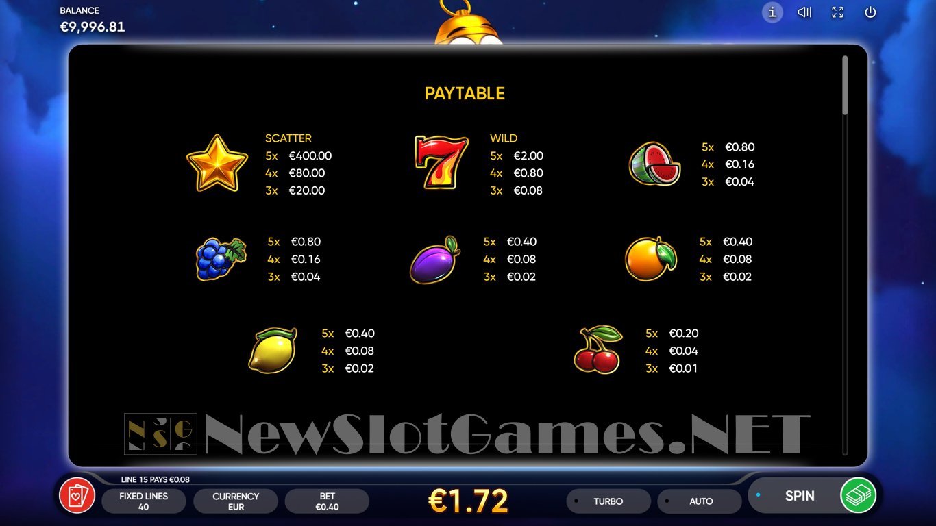 Mr. Bells 40 Slot Slot Image in Demo - pic. 5